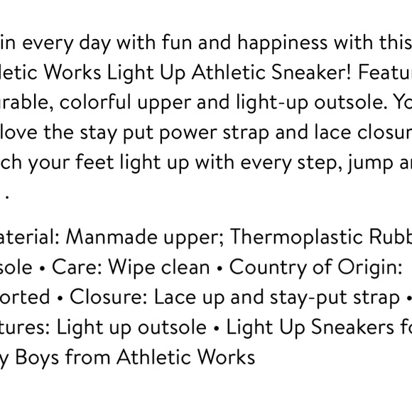 Boys light up sneakers feature memory foam and easy slip on design! - Picture 4 of 4